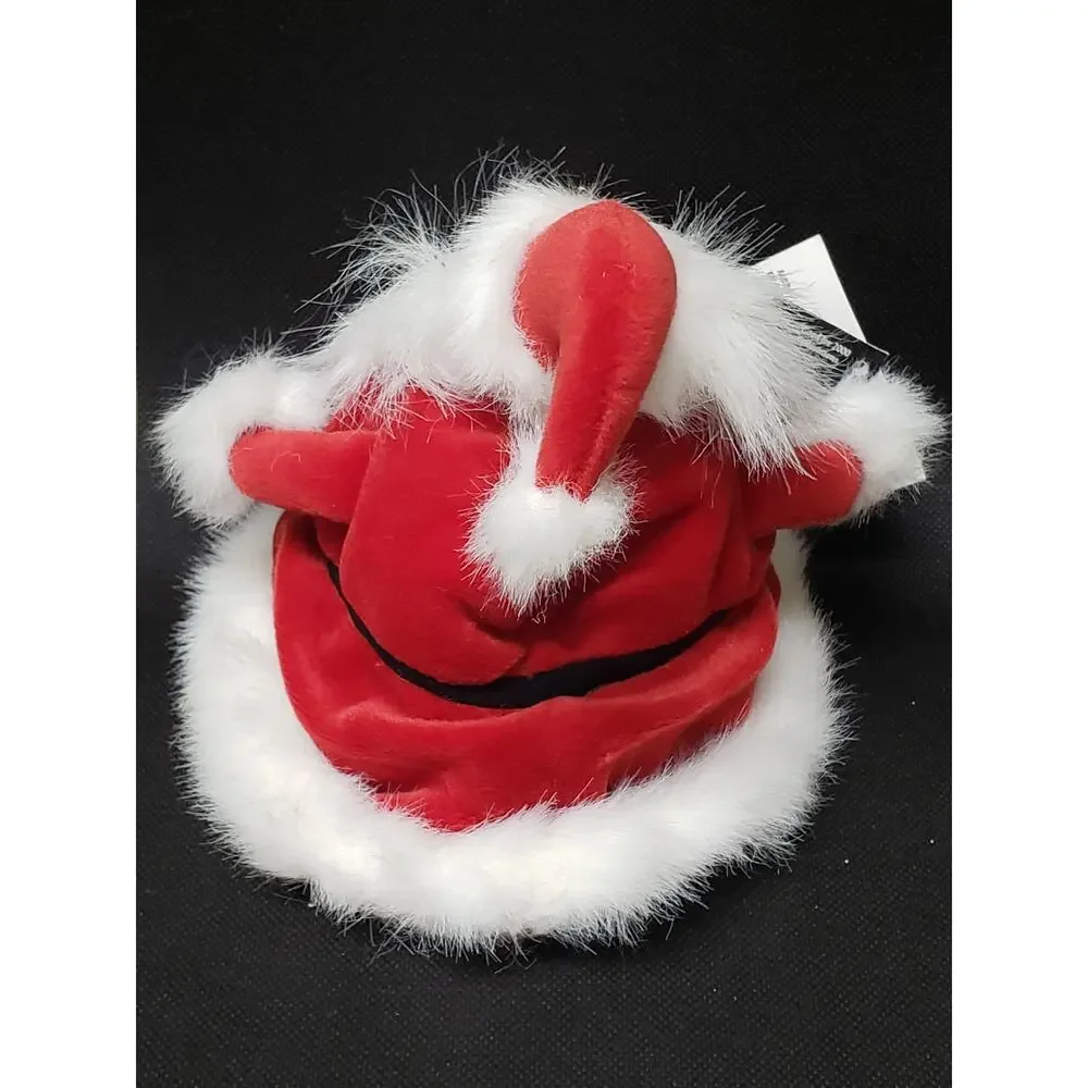 Disney Store Nightmare Before Christmas Santa Bean Bag Plush Stuffed Beanie